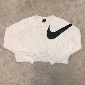 Nike cropped sweatshirt